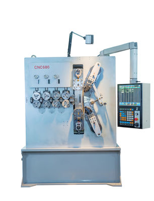 XD-680 মডেল 3.00 - 8.00mm Servo মোশন সিস্টেম সঙ্গে CNC স্প্রিং Coiling মেশিন