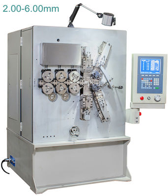2.00 - 6.00 মিমি কম্পিউটারাইজড CNC স্প্রিং মেকিং মেশিন / সরঞ্জাম পাঁচ অক্ষ