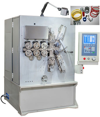 2.00 - 6.00 মিমি Servo মোশন সিস্টেমের সাথে পাঁচ অক্ষ CNC কুণ্ডলী স্প্রিং মেশিন