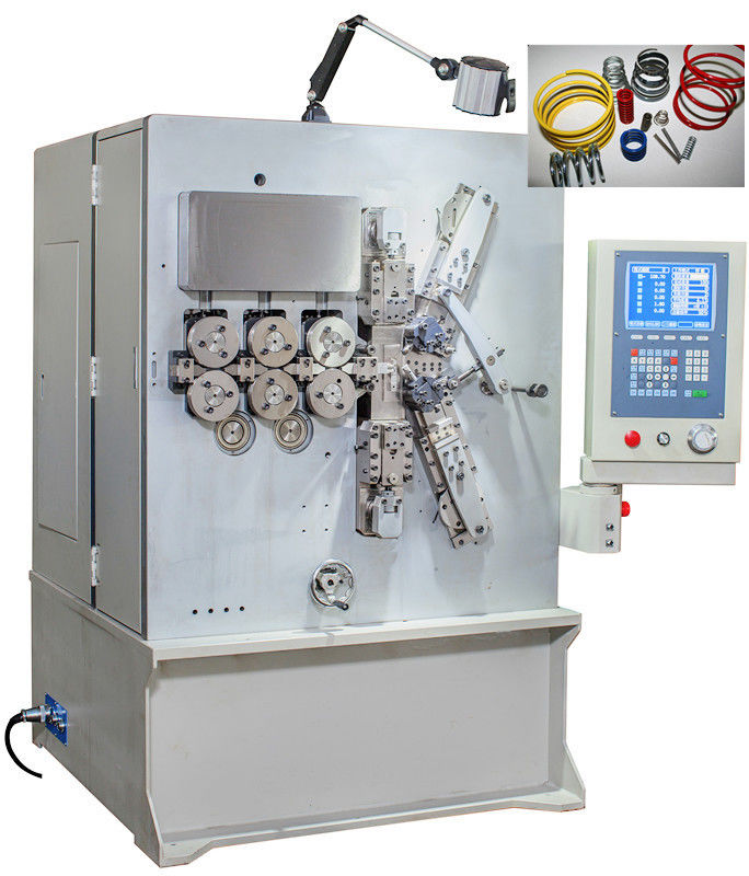 2.00 - 6.00 মিমি Servo মোশন সিস্টেমের সাথে পাঁচ অক্ষ CNC কুণ্ডলী স্প্রিং মেশিন
